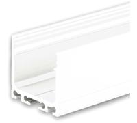 ISOLED Profilé en applique LED SURF24 aluminium revêtu par poudre blanc RAL 9010, 200 cm - Profilés LED et profilés encastrés
