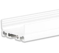 ISOLED Profilé en applique LED SURF24 FLAT V1 aluminium revêtu par poudre blanc RAL 9010, 200 cm - Profilés LED et profilés encastrés