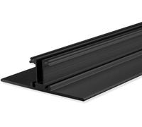 ISOLED Profilé lampes LED 2SIDE aluminium noir anodisé, 200 cm - Profilés LED et profilés encastrés