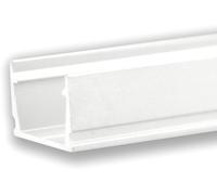 ISOLED Profilé LED de montage en surface SURF10 aluminium blanc RAL 9010, 200cm - Profilés LED et profilés encastrés