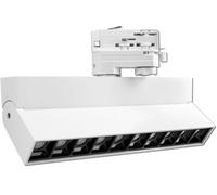ISOLED Projecteur pour rail 3 allumages, UV-C 270 nm, 10W, 50°, blanc mat - Lampes avec adaptateur triphasé 230V