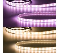 ISOLED Ruban LED gamme AQUA, RVB + Blanc chaud, 24V, 18W, IP68, chip 4 en 1 - Bandes LED