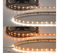 ISOLED Ruban LED MiniAMP IRC919/940, 24V, 10W, câble double face avec prise mâle blanc - Bandes LED