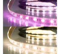 ISOLED Ruban LED SIL RVB+blanc chaud, 24 V, 19 W, IP20, puce 4en1 - Bandes LED