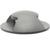 ISOLED Spot encastré LED dans le sol, rond 2SIDE 60mm, noir, 12-24V, IP67, 3W, 60°, blanc chaud - Luminaires encastrés (extérieur)