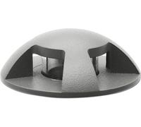 ISOLED Spot encastré LED dans le sol, rond 4SIDE 60mm, noir, 12-24V, IP67, 3W, 60°, blanc chaud - Luminaires encastrés (extérieur)