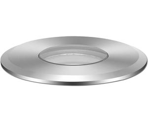 ISOLED Spot encastré LED dans le sol, rond 55mm, acier inoxydable, 12-24V, IP67, 3W, 10°, blanc - Luminaires encastrés (extérieur)