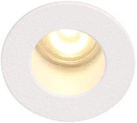 ISOLED Spot LED encastrable, gamme MiniAmp, basse luminance, col blc, 1W, 24VDC, blc chd, 3000K - Luminaires encastrés
