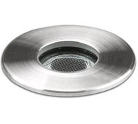 ISOLED Spot LED encastré, inox, 2 W, 60°, IP67, 12 V AC/DC, blanc chaud - Luminaires encastrés (extérieur)