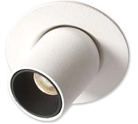 ISOLED Spot LED orientable, gamme MiniAmp, col blc, 3W, 24VDC, blc chd, 3000K, gradable - Luminaires encastrés
