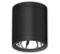 ISOLED Spot plafonnier apparent à LED IP65, noir, 10W, ColorSwitch 300040005000K, à intensité - Lampes murales et de plafond