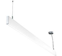 ISOLED Suspension LED 1200 mm, 40 W irect/indirect, raccordable en ligne, blanc, blanc chaud - Lampes pendulaires