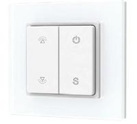 ISOLED Sys-pro Télécommande murale à BP sur batterie, simple couleur, 1 circuit avec 1 mémoire - Accessoires divers