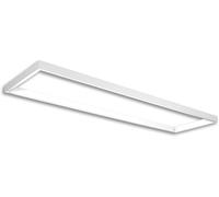 ISOLED Track48 cadre lumineux H50, format intérieur 320x1500mm, blanc, transformateur et fixation - Lampes avec adaptateur triphasé 48V