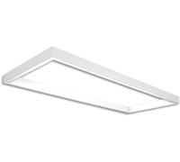 ISOLED Track48 cadre lumineux H50, format intérieur 500x1192mm, blanc, transformateur et fixation - Lampes avec adaptateur triphasé 48V