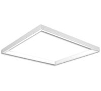 ISOLED Track48 cadre lumineux H50, format intérieur 900x1000mm, blanc, transformateur et fixation - Lampes avec adaptateur triphasé 48V