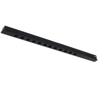 ISOLED Track48 luminaire mini raster, noir, 34cm, 12W, 36°, UGR - Lampes avec adaptateur triphasé 48V