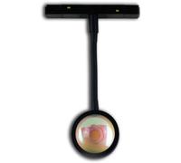 ISOLED Track48 luminaire Sunglow flexible noir 5,5W, 160°, 48V DC, 2000K, dimmable DALI - Lampes avec adaptateur triphasé 48V