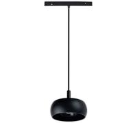 ISOLED Track48 luminaire suspendu Circle 8W, 45°, 48V DC, noir, 1800-4000K, DALI DT8 - Lampes avec adaptateur triphasé 48V
