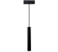 ISOLED Track48 luminaire suspendu pipe, noir, 7W, 36°, 48V DC, 3000K, CRI90, dimmable DALI - Lampes avec adaptateur triphasé 48V