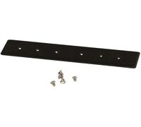 ISOLED Track48 plaque de connexion 160mm pour rails encastrés et apparents, noir, 1 pièce - 3 phases électrique rail 48V