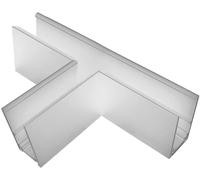 ISOLED Track48 rail en T horizontal pour rail apparent, blanc, non conduisant le courant - 3 phases électrique rail 48V