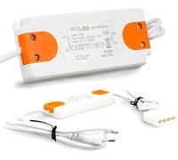 ISOLED Transfo gamme Sys-Slim, 12VDC/0-15W, avec connecteur plat et mini distributeur miniAMP 4 - Ballasts