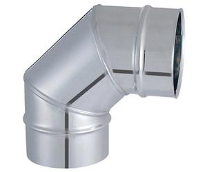 ISOTIP-JONCOUX 032512 Coude Secteur 90° Tyral 304, Inox, Diamètre 125
