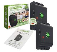 ISOTRONIC Anti Chat Chien Deratisation Ultrason Deratiseur Répulsif Electronique Produit Anti Nuisible Dispositif à ultrasons Elimination pour Maison Jardin Voiture - Lot de 2
