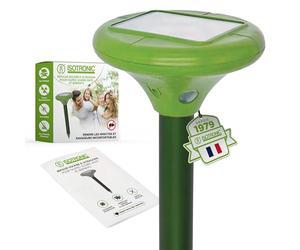 ISOTRONIC® Chasse Taupe Solaire, Répulsif Efficace Contre Les Taupes, Les Souris, Les Rats, Les Serpents - Moteur à Vibrations sans Produits Chimiques pour l’Usage extérieur