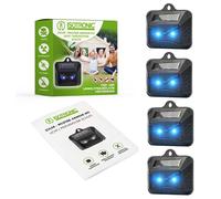 ISOTRONIC : Dissuasifs solaires pour éloigner les animaux sauvages tels que les ratons laveurs, les cerfs, les renards et les sangliers. Dissuasifs pour animaux avec lumière LED bleue – efficacité pro