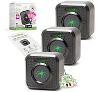 ISOTRONIC® Prise Anti Araignée Répulsif à Ultrasons contre les Araignées appareil électrique sans produits chimiques contre les insectes pour usage intérieur pour Chambre Salon Cuisine, Lot de 5