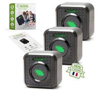 ISOTRONIC® Prise insectifuge contre les Punaises de lit et les Acariens - Prise anti Acariens à Ultrason contre Insectes 230V, 3 pièces