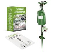 ISOTRONIC Répulsif à Jet d'eau Contre Chats, hérons et martres - Dissuasion avec détecteur de Mouvement 120° et Rayon réglable - Protection Efficace pour Jardin et Bassin - 1 pièce Robuste