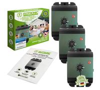 ISOTRONIC : Répulsif à ultrasons pour oiseaux, conçu pour éloigner les pigeons, les moineaux, les mouettes et les corbeaux. Répulsif pour oiseaux alimenté par batterie, idéal pour les balcons, les toi
