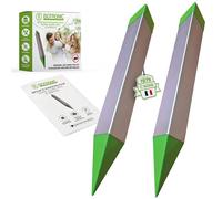 ISOTRONIC Répulsif Anti-Taupes pour repousser Les Taupes, Les campagnols et Les Serpents - Répulsif Anti-Taupes à Piles avec Piquet de Sol pour Le Jardin - Zone d'efficacité de 1 250 m² (2 unités)