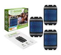 ISOTRONIC Répulsif Solaire ratons laveurs, Cerfs, Renards et sangliers - Protection Animaux Sauvages avec LED Bleue - Dissuasion Efficace portée 40 m² - Lot de 6 pièces pour Jardin et extérieur