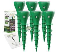 ISOTRONIC Répulsif Solaire Contre Les Taupes, Les campagnols et Les Serpents - Répulsif avec Picots pour Le Jardin - Portée Efficace : 700 m² (8 pièces)