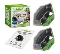 ISOTRONIC Répulsif Solaire Flash et ultrasons - Éloigne Pigeons et Oiseaux - Idéal Balcon et Jardin - Portée 150 m² - Protection Saine et Efficace (2 unités)