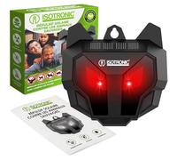 ISOTRONIC Répulsif Solaire ratons laveurs, Cerfs, Renards et sangliers - Protection Animaux Sauvages avec LED Rouge - Dissuasion Efficace portée 40 m² - 1 unité pour Jardin et extérieur - Sécurisé