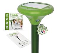 ISOTRONIC® Chasse Taupe Solaire, Répulsif Efficace Contre Les Taupes, Les Souris, Les Rats, Les Serpents - Moteur à Vibrations sans Produits Chimiques pour l’Usage extérieur
