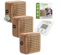 ISOTRONIC Répulsif ultrasons Souris et Rats - Anti-nuisibles pour Grenier, Cave, Garage et Jardin - Protection sans Poison ni piège - Portée 40 m² - Lot de 3 unités - Intérieur & extérieur