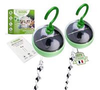 ISOTRONIC Solaire Mobile - Pigeons/répulsif à ultrasons et lumière pour Grange, Jardin, Voiture et Garage, Sons particulièrement élevés, fréquence Alternative Contre l'effet d'accoutumance