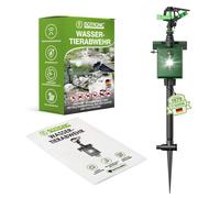 ISOTRONIC® Wasser et lumière : répulsif pour animaux. Alimentation solaire | Répulsif pour chiens et chats à énergie solaire | Dissuasif pour oiseaux et hérons pour jardin | Détecteur de mouvement. Po