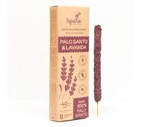 ISPALLA - Palo Santo - Lot de 8 bâtonnets d'encens épais pour apaiser l'esprit et la détente - Fabriqué à la main au Pérou - 100 % naturel et végétalien