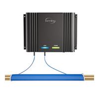 iSpring EDV2 Détartrant d'eau pour toute la maison, alternative électronique sans sel 10 fois plus puissante, construction en alliage, réduit le calcaire et empêche l'accumulation de dépôts