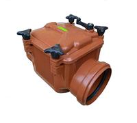 ISTA TOOLS Clapet anti-retour DN125 - Protection contre les rats - Pour tuyaux HT - KG - Clapet anti-retour pour eaux usées (DN-125)