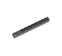 IT PDU Basic - Coupe-circuit (rack-montable) - CA 230 V - entrée : power CEE 7/7 - connecteurs de sortie : 8 (power CEE 7/3) - 1U - 19" - 2 m cordon