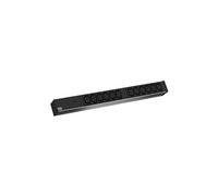 BACHMANN IT PDU ALU 19" 1U 12 x C13 femelle, câble d'alimentation C14 mâle