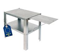 ITA Table pour Fumoir - Acier Allié - Support Pratique de Fumoir 45x28x40/65 cm - Directement du Fabricant, Fabriqué dans l'UE - Table pour Fumoirs et Armoires à Fume
